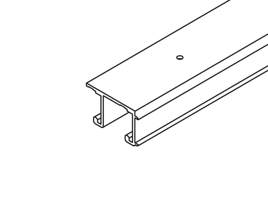 Doppellaufschiene Hawa Combino 20/35