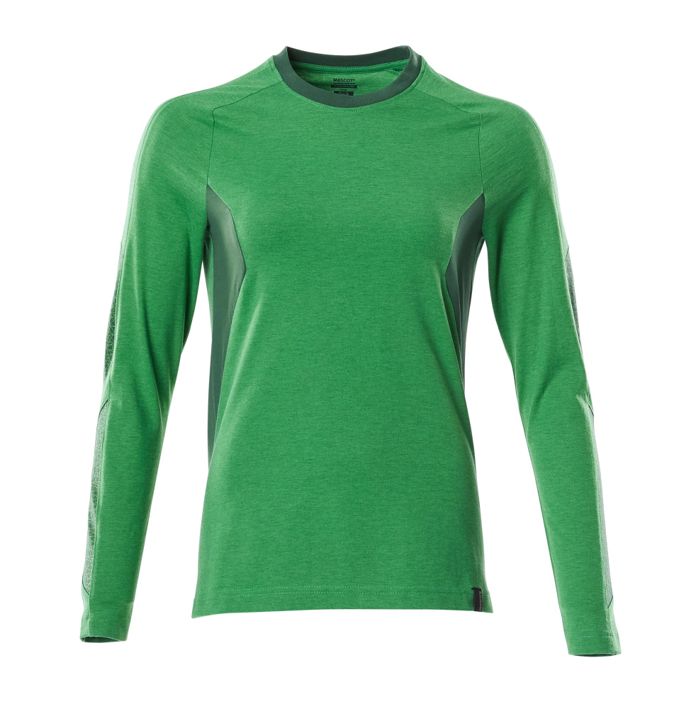 T-Shirt, Langarm ACCELERATE grasgrün/grün