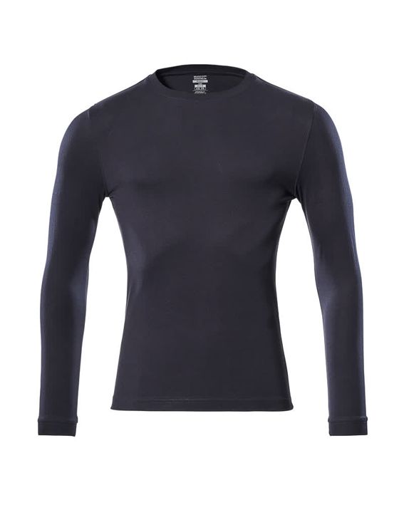 T-Shirt, Langarm CROSSOVER schwarzblau