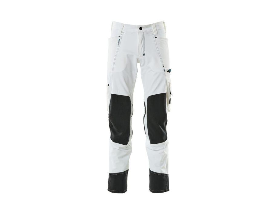 Hose mit Knietaschen ADVANCED weiss