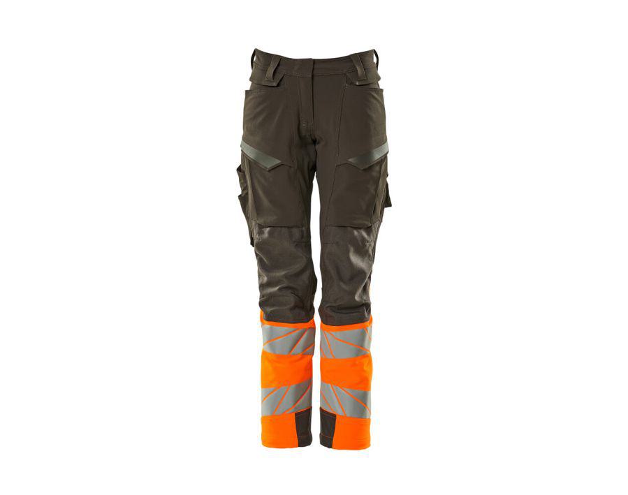 Hose mit Knietaschen ACCELERATE SAFE dunkelanthrazit/hi-vis orange