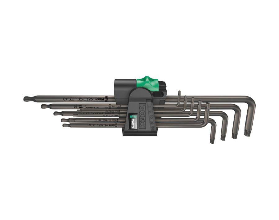 Winkelschraubendreher-Satz für TORX®, mit Kugelkopf, lang