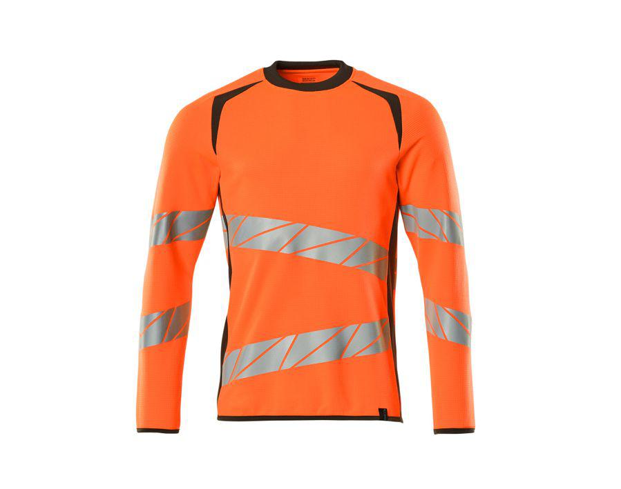 Sweatshirt ACCELERATE SAFE hi-vis orange/dunkelanthrazit