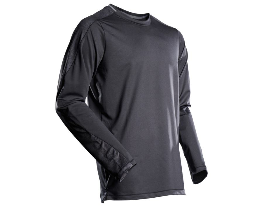 T-Shirt, Langarm CUSTOMIZED schwarz