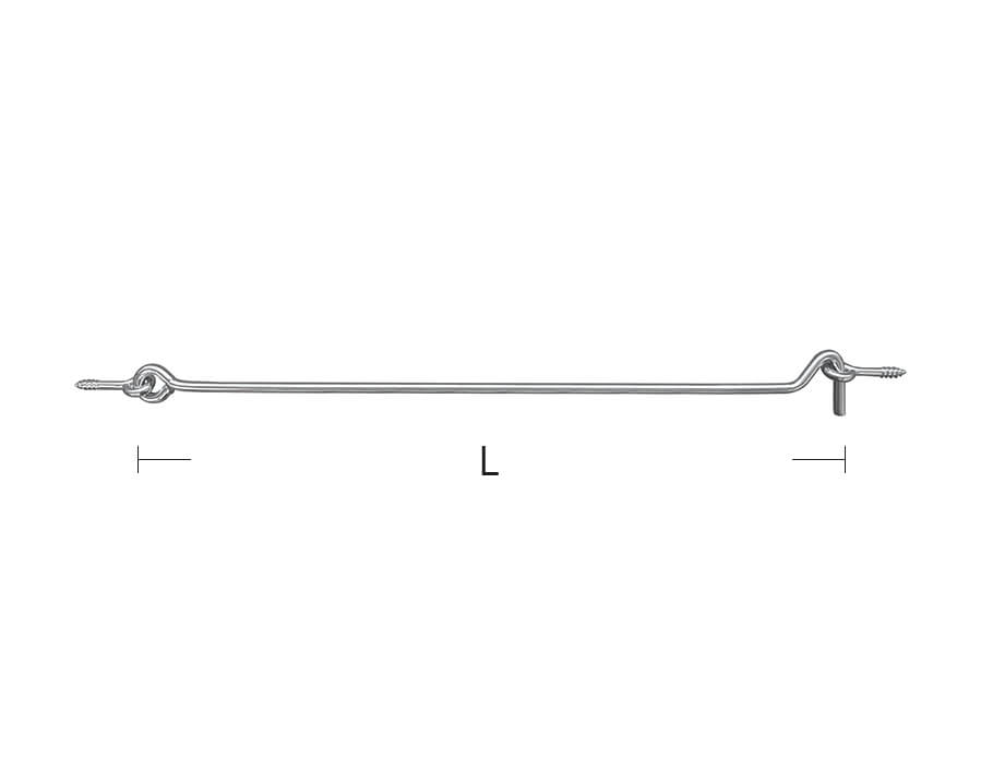 Sturmhaken mit Ösen
