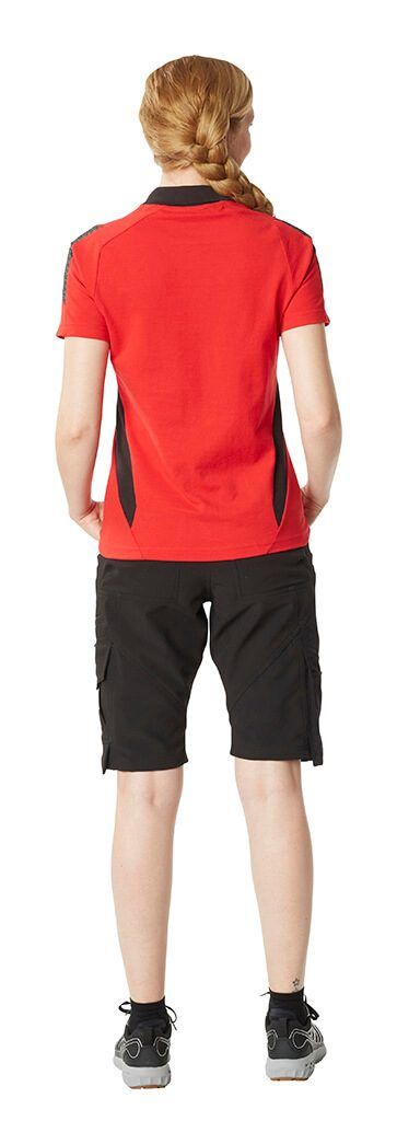 Polo-Shirt ACCELERATE verkehrsrot/schwarz