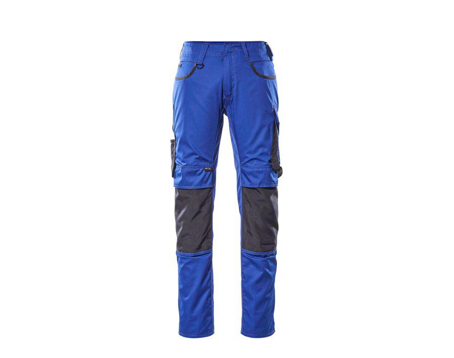 Hose mit Knietaschen UNIQUE kornblau/schwarzblau