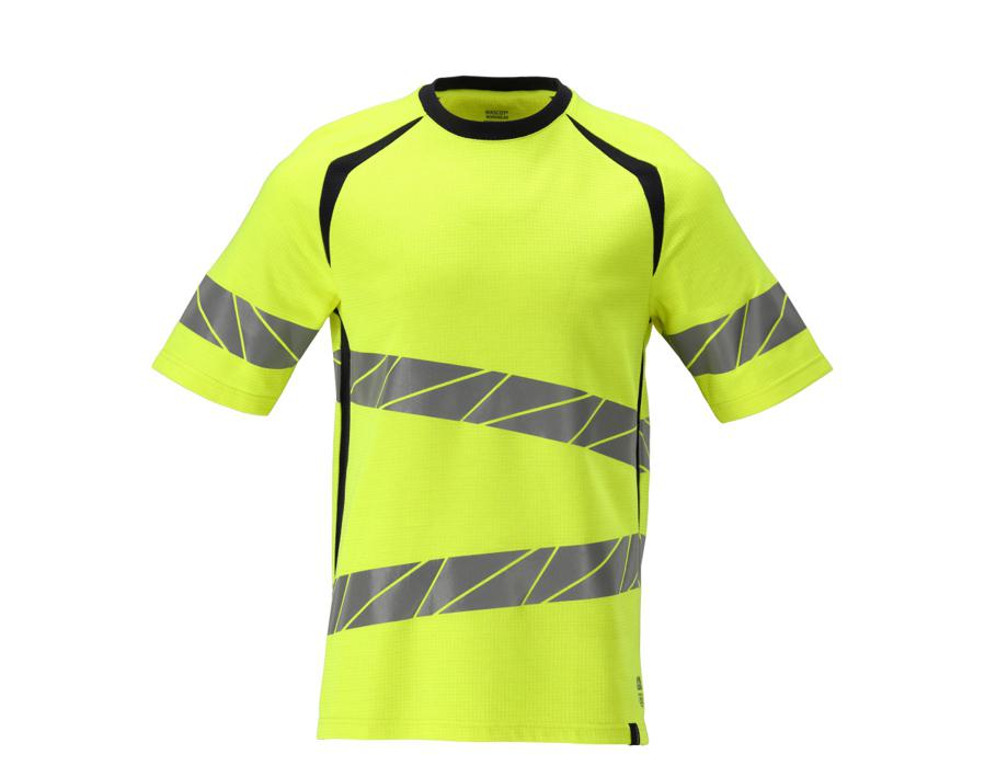 T-Shirt ACCELERATE MULTISAFE hi-vis gelb/schwarzblau
