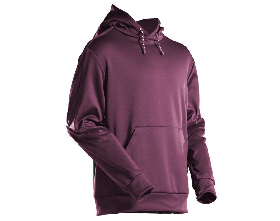 Fleece Kapuzensweatshirt CUSTOMIZED bordeaux
