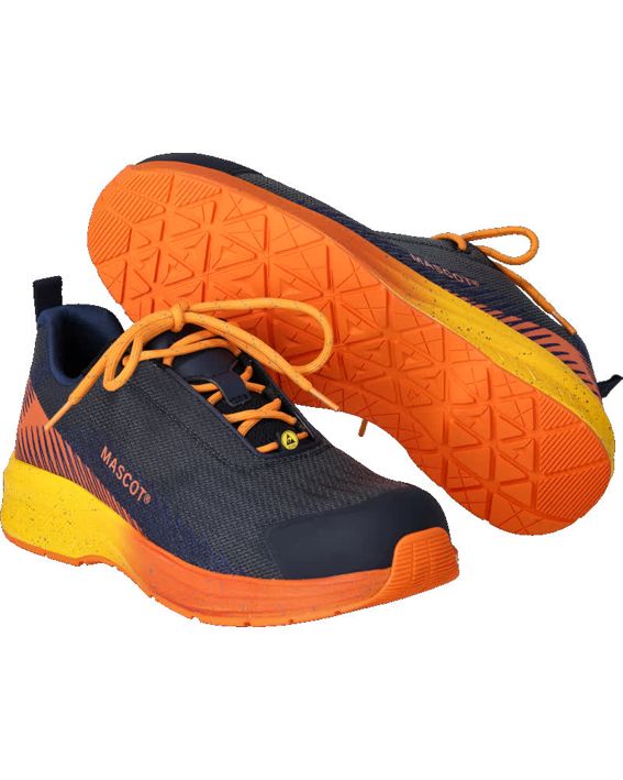 Sicherheitshalbschuh FOOTWEAR CUSTOMIZED Schwarzblau/hellorange