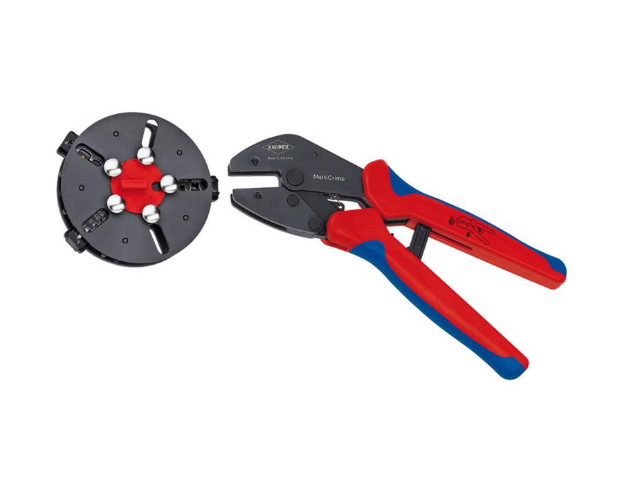 Crimpzange mit Wechselmagazin MultiCrimp®