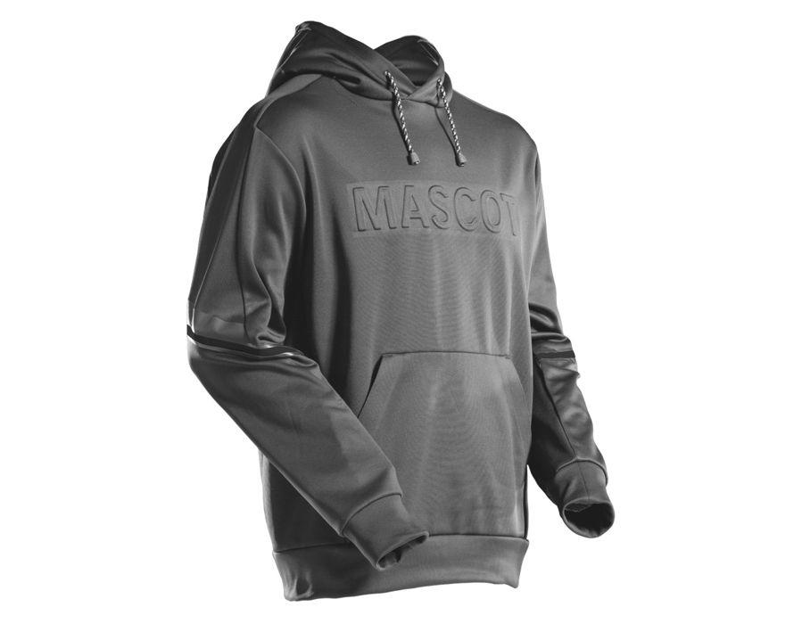Fleece Kapuzensweatshirt CUSTOMIZED Anthrazitgrau