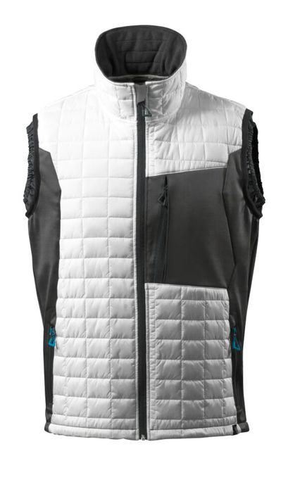 Thermoweste ADVANCED weiss/dunkelanthrazit