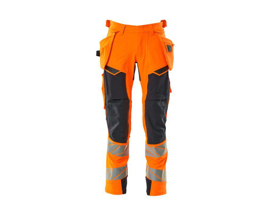 Hose mit Hängetaschen ACCELERATE SAFE hi-vis orange/schwarzblau
