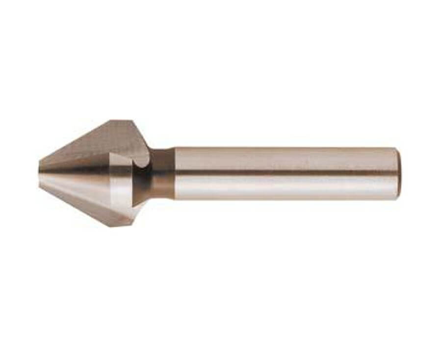 Kegel- und Entgratsenker 60° mit zyl. Schaft
