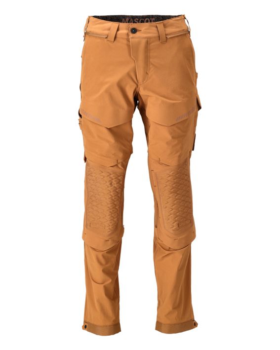 Hose mit Knietaschen CUSTOMIZED Nussbraun