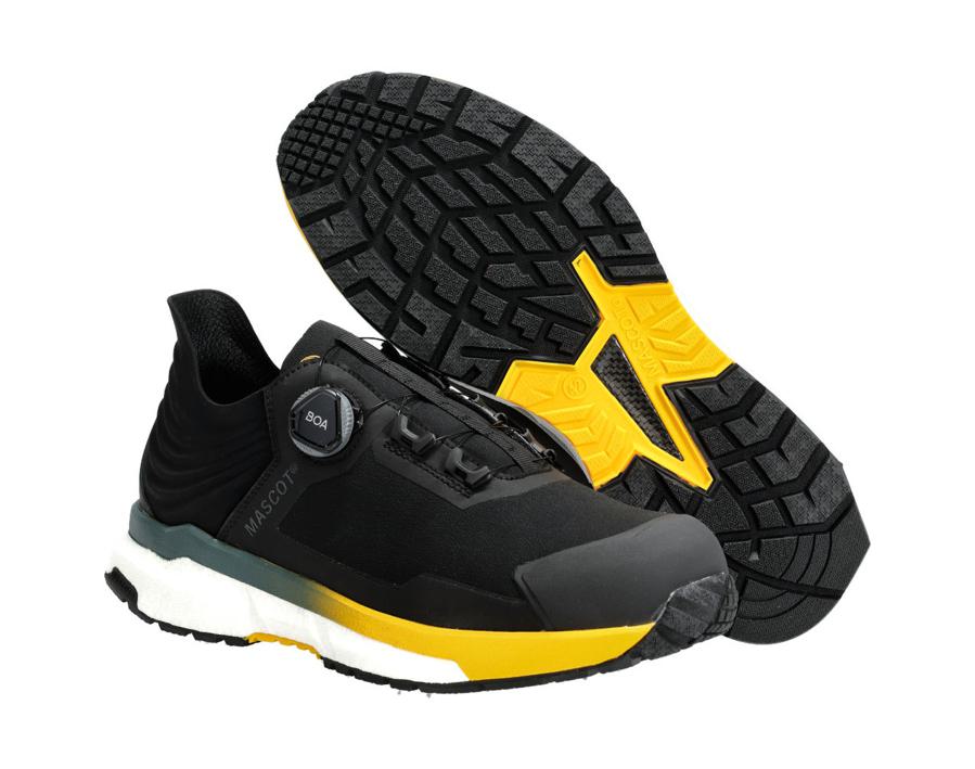 Sicherheitshalbschuh FOOTWEAR CUSTOMIZED Schwarz/sonnengelb