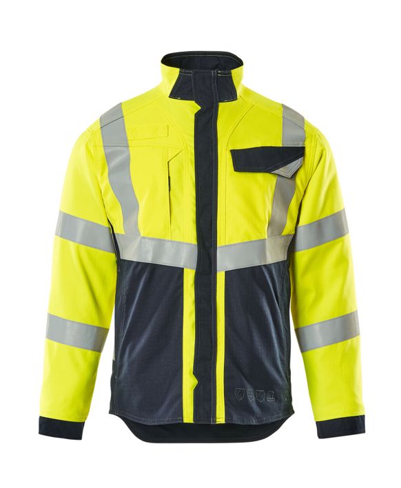 Jacke MULTISAFE hi-vis gelb/schwarzblau