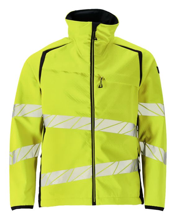 Soft Shell Jacke ACCELERATE SAFE hi-vis gelb/schwarzblau