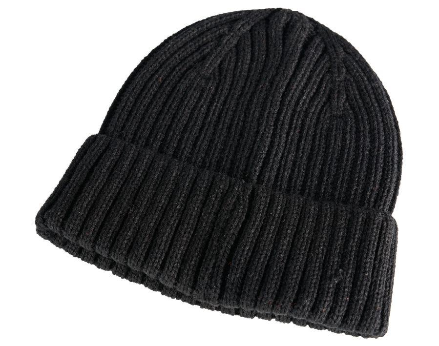 Strickmütze CUSTOMIZED schwarz