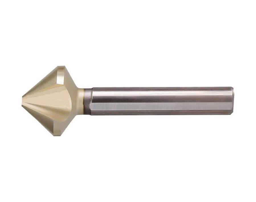 Kegel- und Entgratsenker mit ungleicher Teilung, 90°