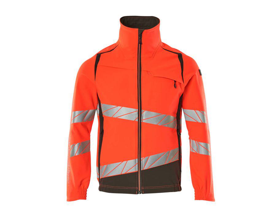 Jacke ACCELERATE SAFE hi-vis rot/dunkelanthrazit