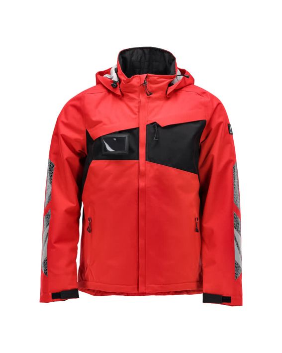 Winterjacke ACCELERATE verkehrsrot/schwarz