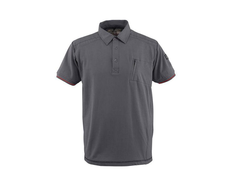 Polo-Shirt mit Brusttasche FRONTLINE hellanthrazit