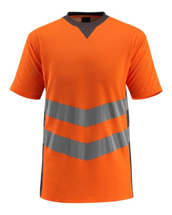 T-Shirt SAFE SUPREME hi-vis orange/dunkelanthrazit