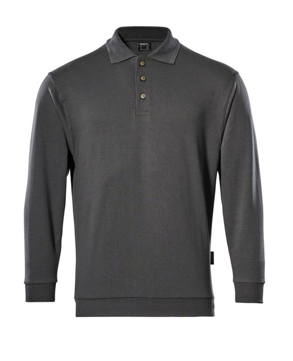 Polo-Sweatshirt CROSSOVER dunkelanthrazit