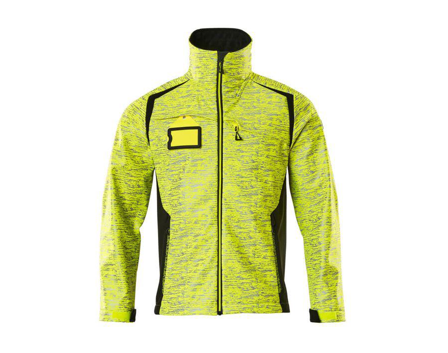 Soft Shell Jacke ACCELERATE SAFE hi-vis gelb/schwarz