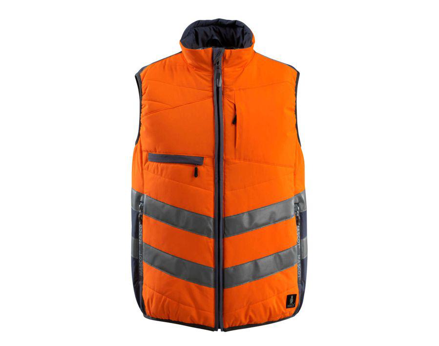 Winterweste SAFE SUPREME hi-vis orange/schwarzblau