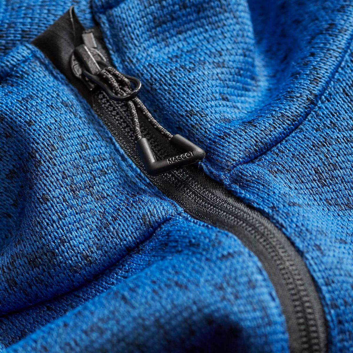 Strickpullover mit Reißverschluss ACCELERATE schwarz