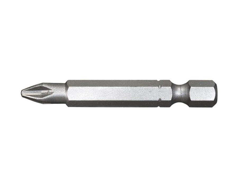 Bit für Kreuzschlitzschrauben PH 1/4" DIN 3126 E 6,3, 50 mm lang, mit Torsionsbereich, zähhart