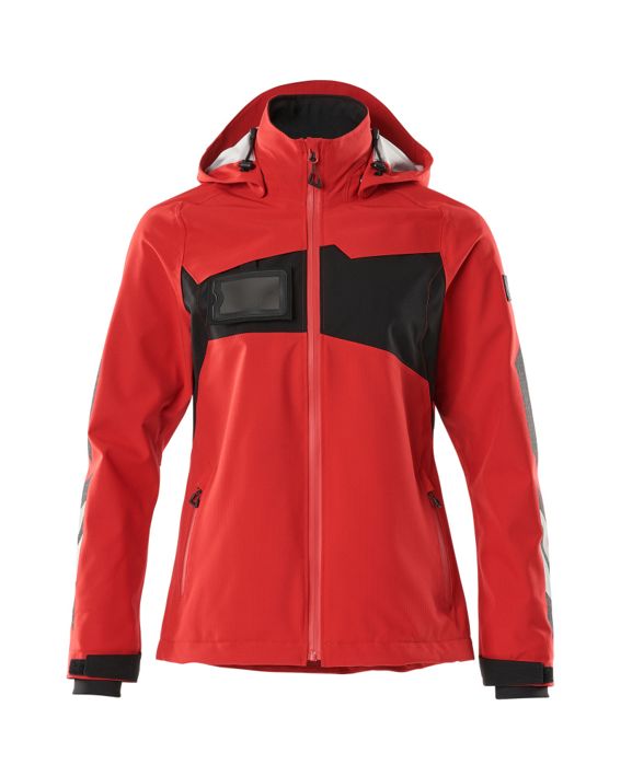 Hard Shell Jacke ACCELERATE verkehrsrot/schwarz