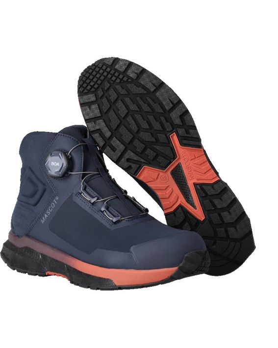 Sicherheitsstiefel FOOTWEAR CUSTOMIZED Schwarzblau/bordeaux