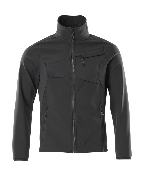 Soft Shell Jacke ACCELERATE schwarz