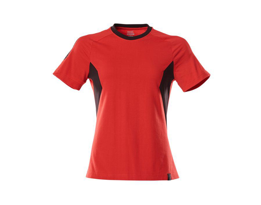 T-Shirt ACCELERATE verkehrsrot/schwarz