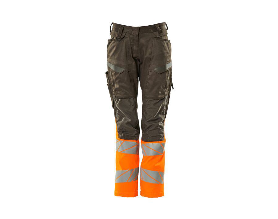Hose mit Knietaschen ACCELERATE SAFE dunkelanthrazit/hi-vis orange