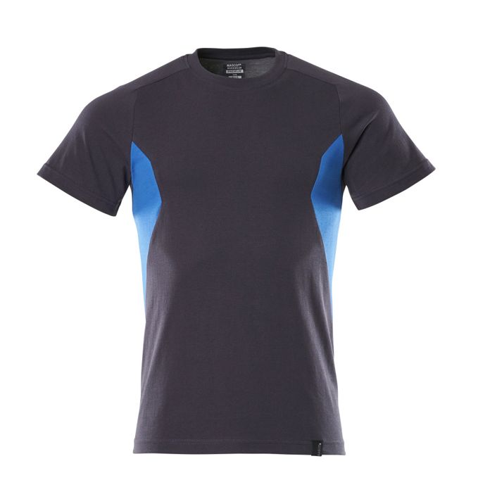 T-Shirt ACCELERATE schwarzblau/azurblau