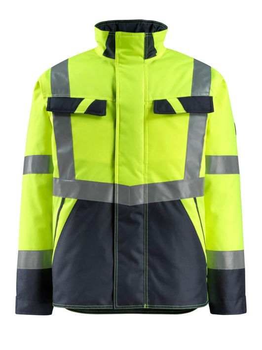 Winterjacke SAFE LIGHT hi-vis gelb/schwarzblau
