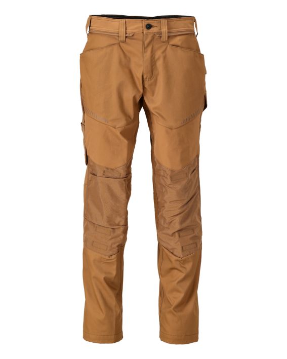 Hose mit Knietaschen CUSTOMIZED Nussbraun