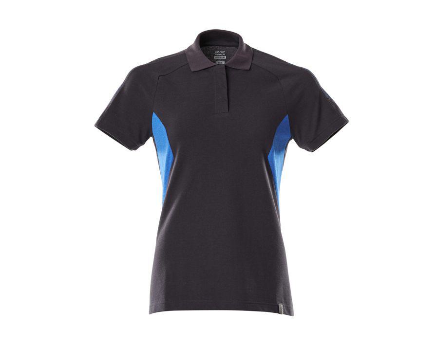 Polo-Shirt ACCELERATE schwarzblau/azurblau