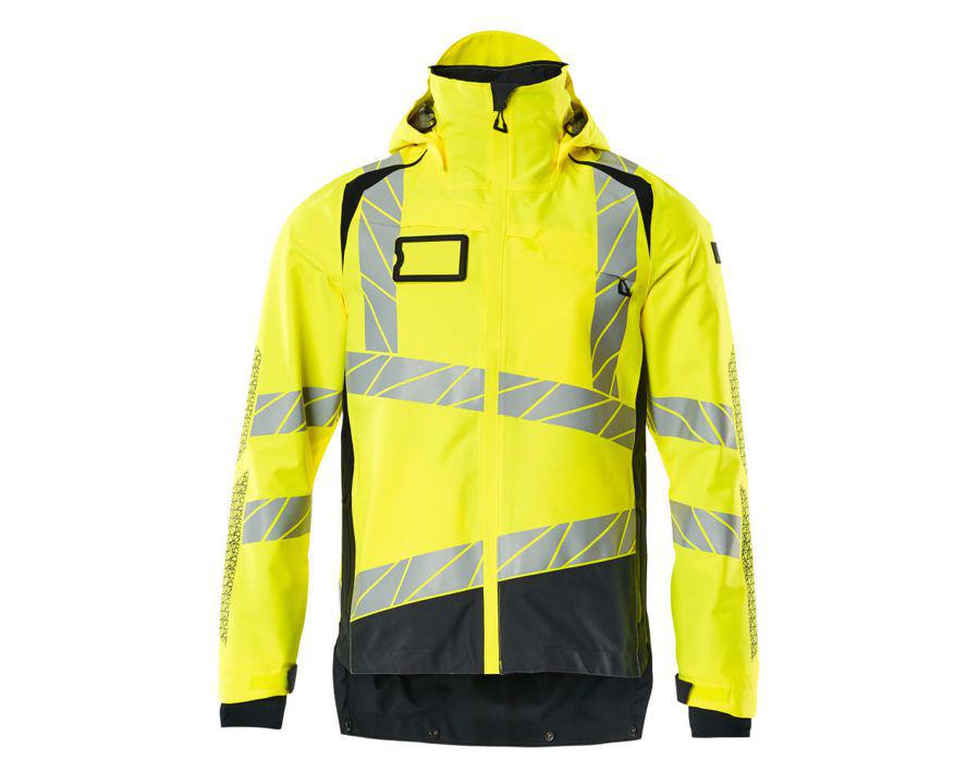 Hard Shell Jacke ACCELERATE SAFE hi-vis gelb/schwarzblau