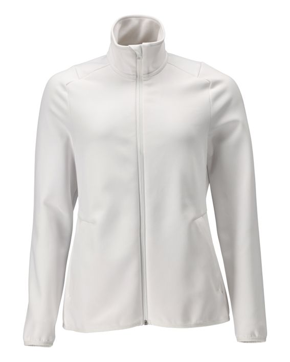 Fleecepullover mit Reißverschluss CUSTOMIZED weiss