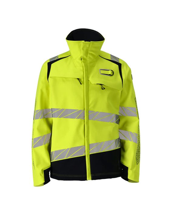 Soft Shell Jacke ACCELERATE MULTISAFE hi-vis gelb/schwarzblau