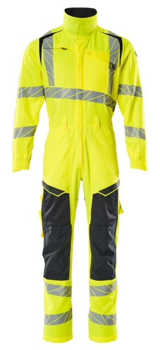 Overall mit Knietaschen ACCELERATE SAFE hi-vis gelb/schwarzblau