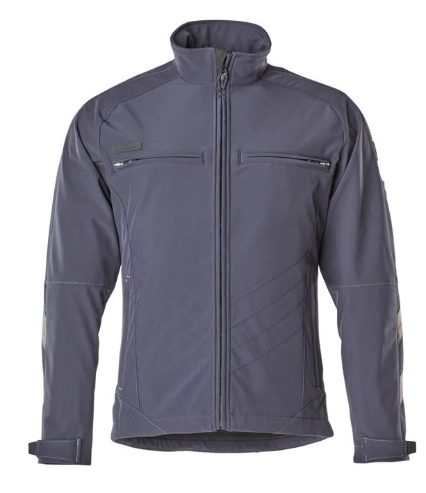 Soft Shell Jacke UNIQUE schwarzblau