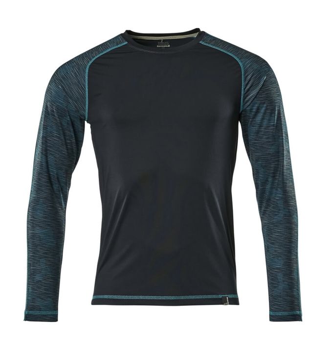 T-Shirt, Langarm ADVANCED schwarzblau