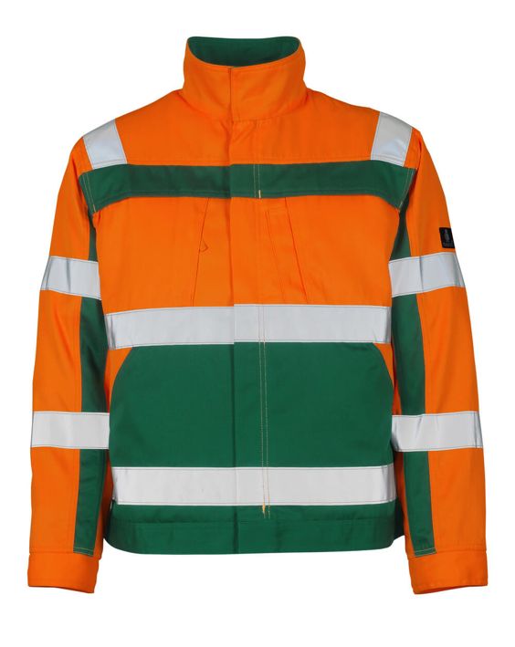 Jacke SAFE COMPETE hi-vis orange/grün
